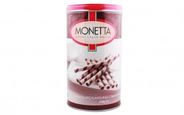 Monetta Chocolate Flavoured Cream Wafers   Container  300 grams